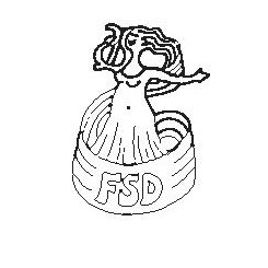 FSD damen den tidigare logon, design av Antonia Ringbom